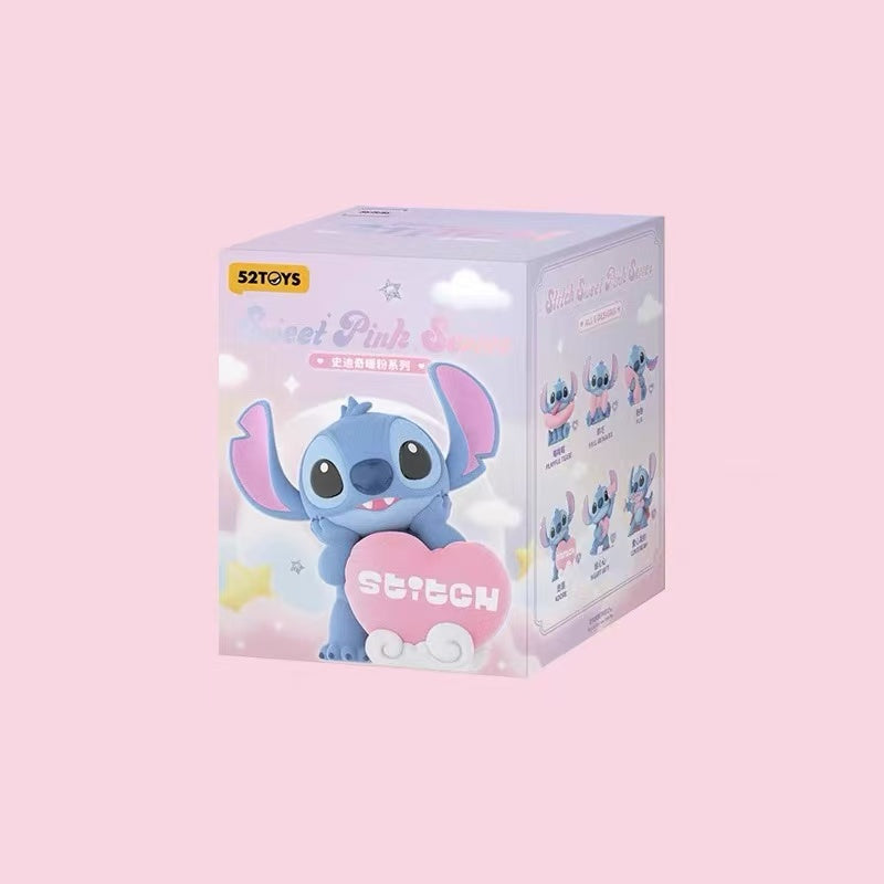 Stitch Sweet Pink Series Flocked Figure Blind Box