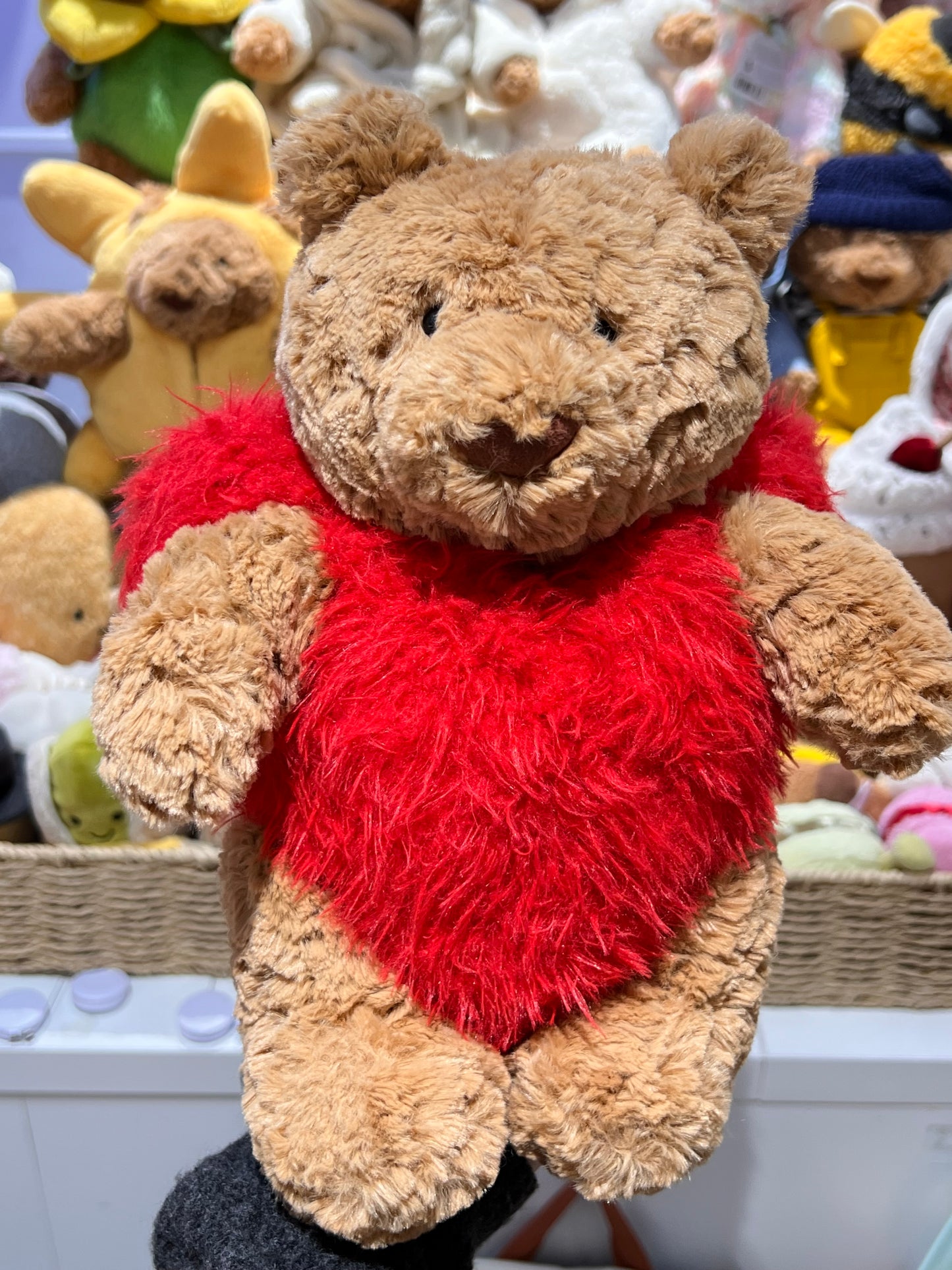 lellycat Bartholomew Bear 'Heartthrob'