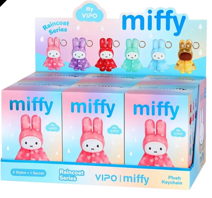 VIPO x Miffy Raincoat Keychain Blind Box