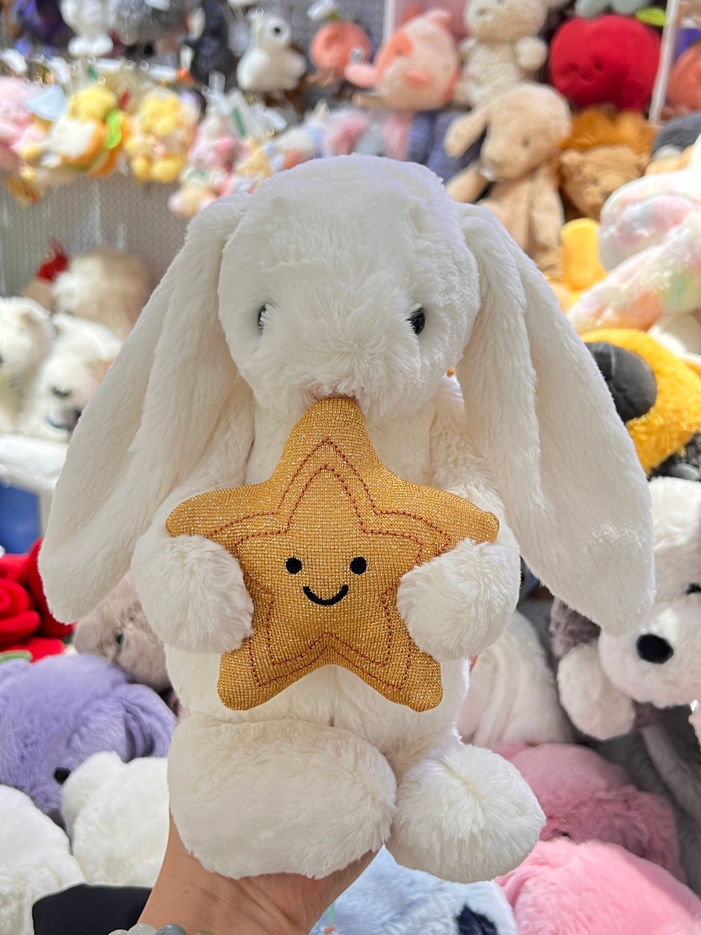 Jellycat Cream Bunny with Star