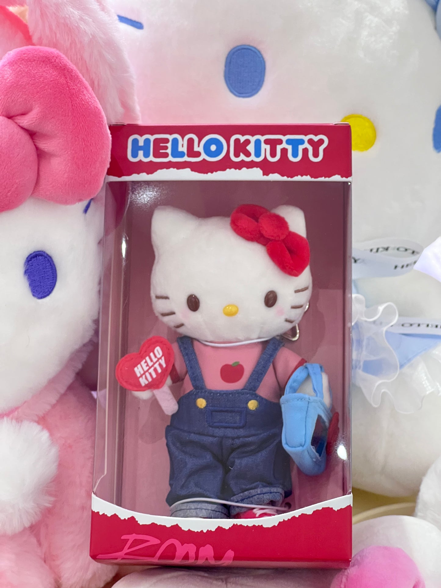 HELLO KITTY China Exclusive Design Plush Keychain