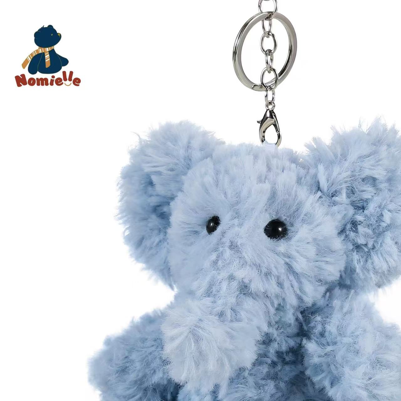 Nomielle Duke Blue Elephant Pendant Bag Charm