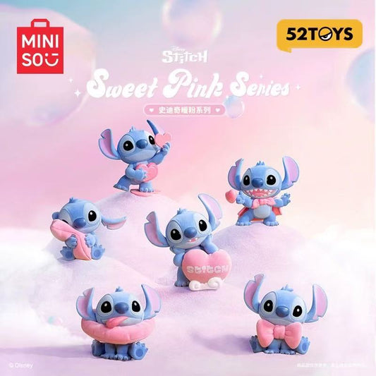 Stitch Sweet Pink Series Flocked Figure Blind Box