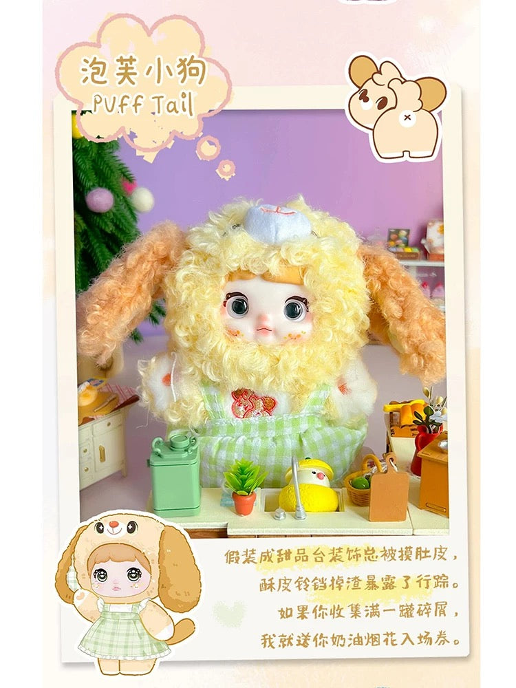 NOMMI Puppy Diary Series Soft Vinyl Plush Keychain