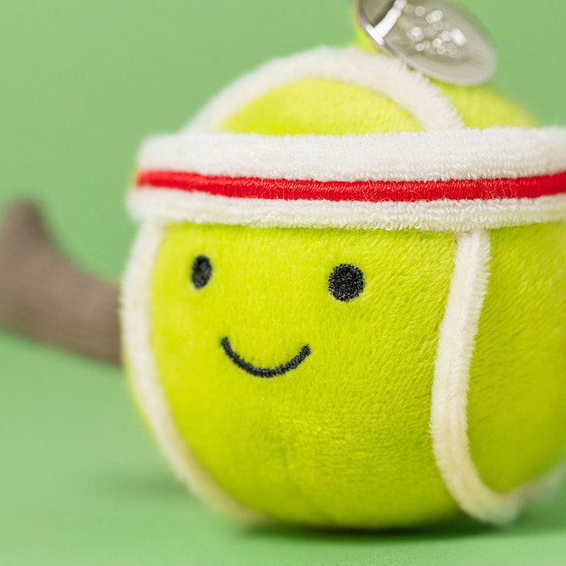 Jellycat Amuseables Sports Tennis Bag Charm