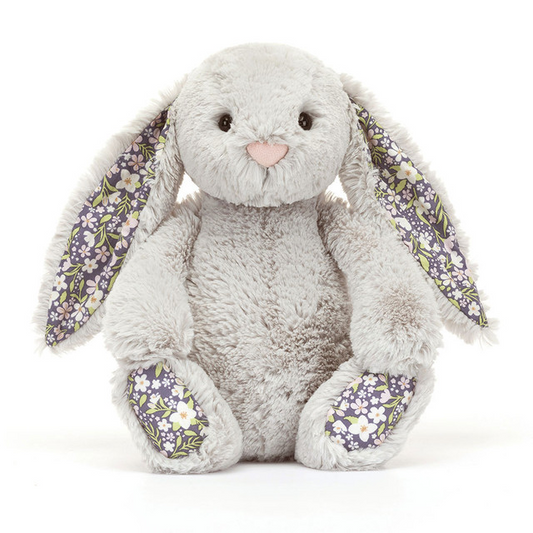Jellycat Blossom Silver Bunny Bloom' Original (Medium) 31cm