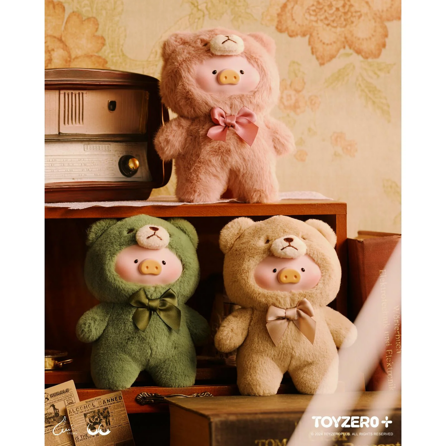 LULU The Piggy Vintage Teddy Shop Vinyl Face Blind Box