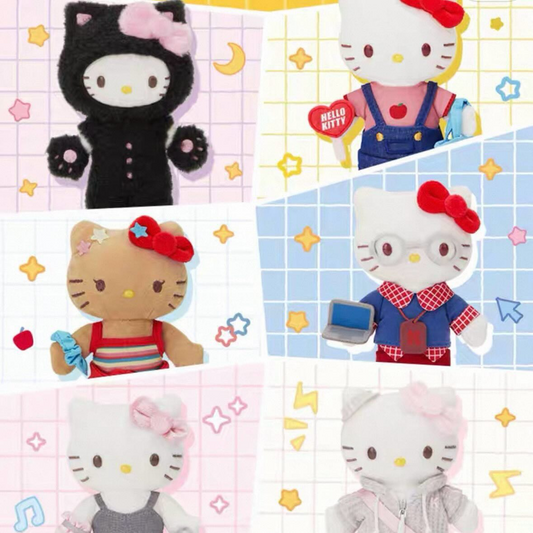 HELLO KITTY China Exclusive Design Plush Keychain