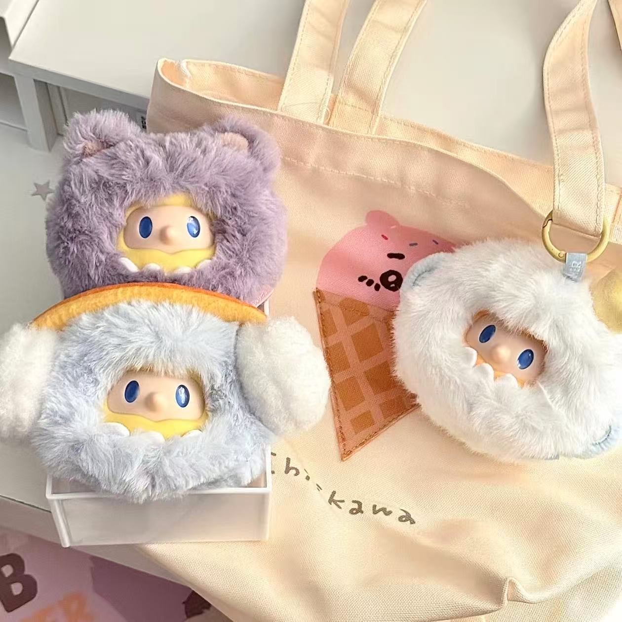Farmer Bob MINI Night Monster Series Plush Keychain Blind Box