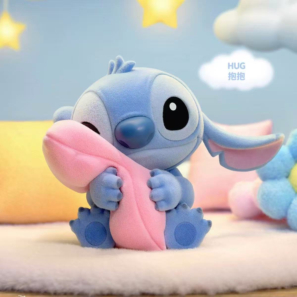 Stitch Sweet Pink Series Flocked Figure Blind Box