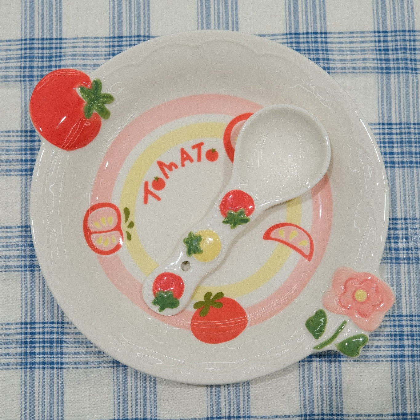 Tomato Underglaze Ceramic Tableware