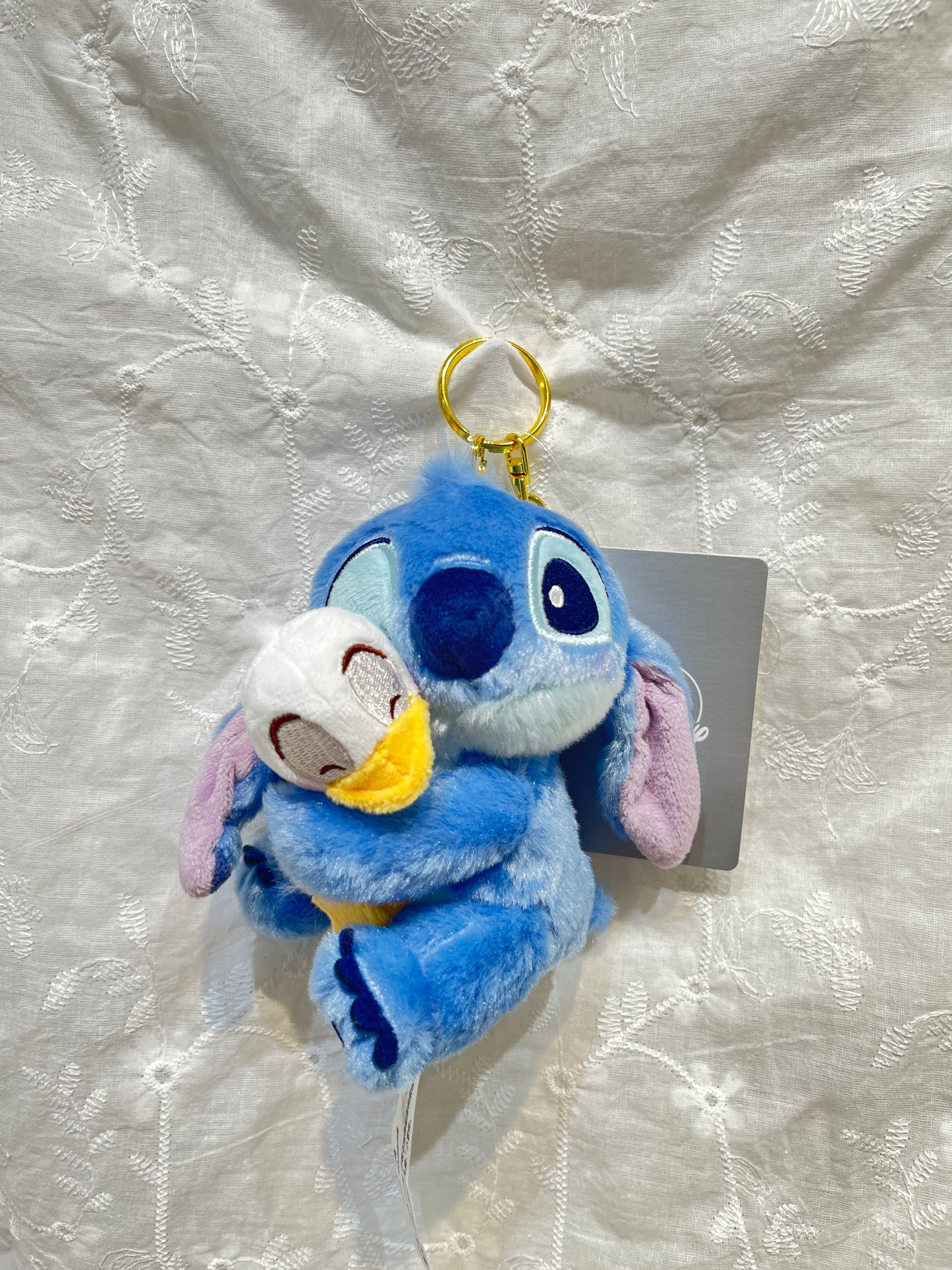 Shanghai Disneyland Stitch Plush Keychain