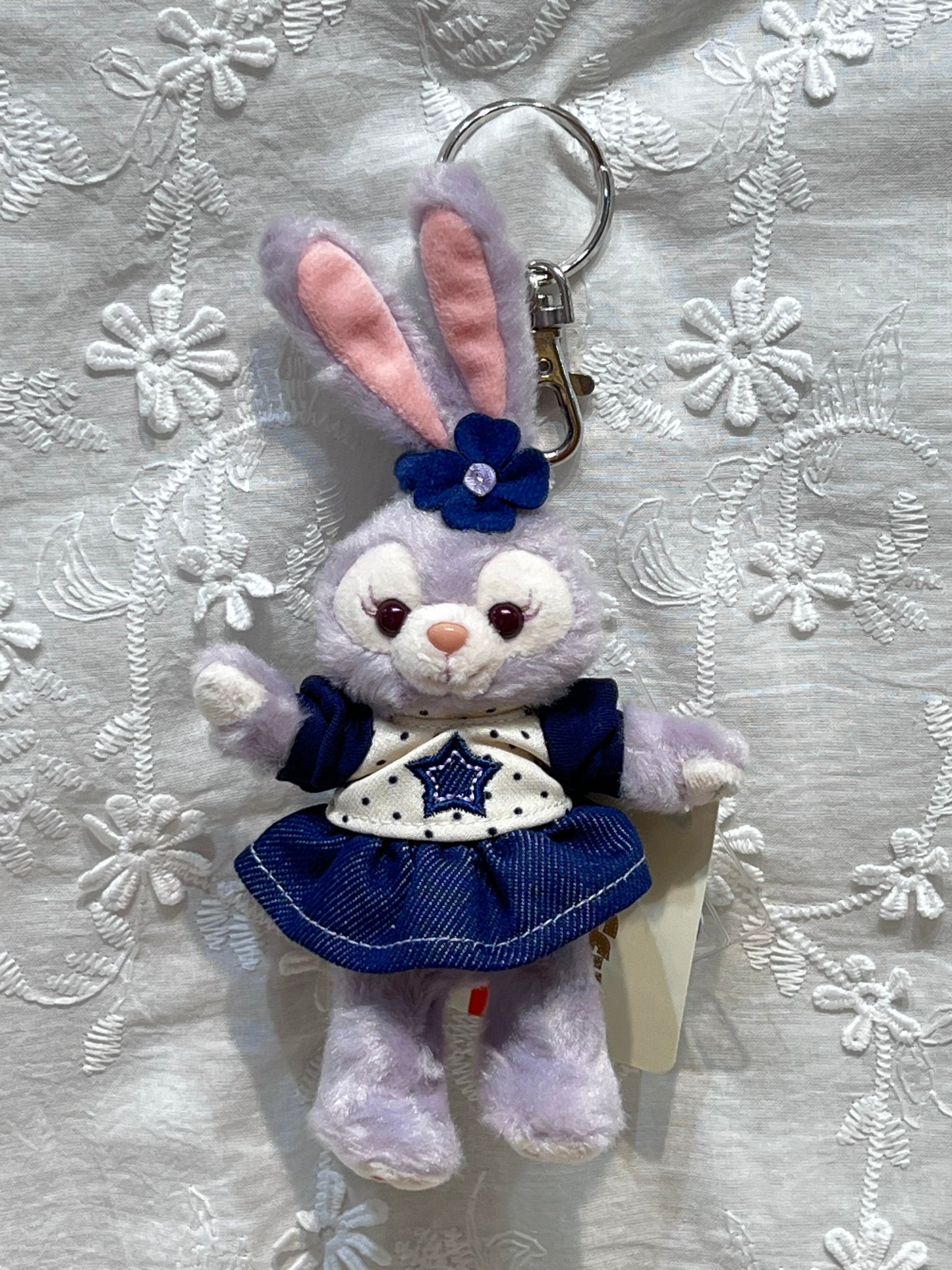 2024 Hong Kong Disneyland Denim Plush Keychains