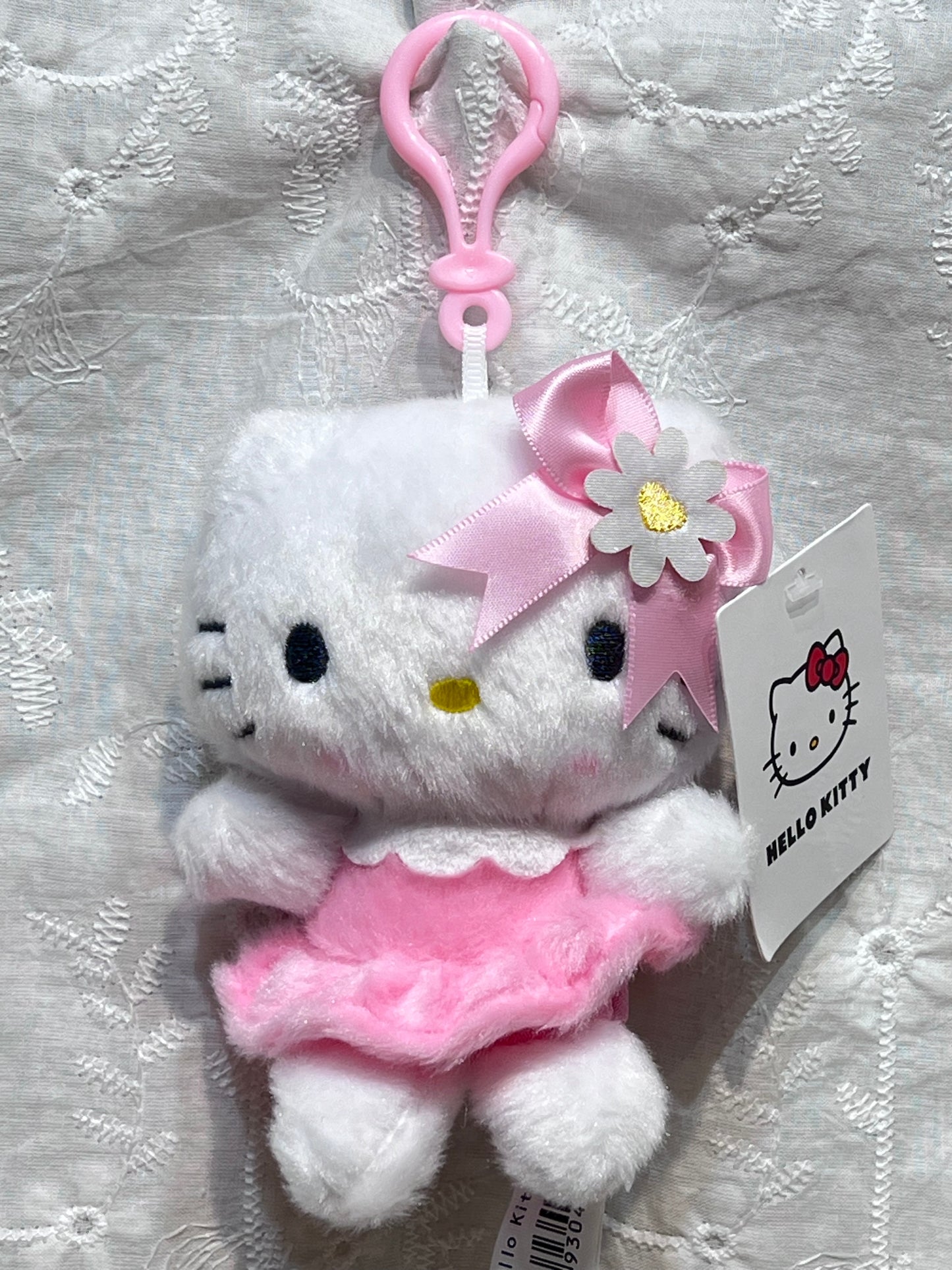 Sanrio Floral Hello Kitty Plush Keychain