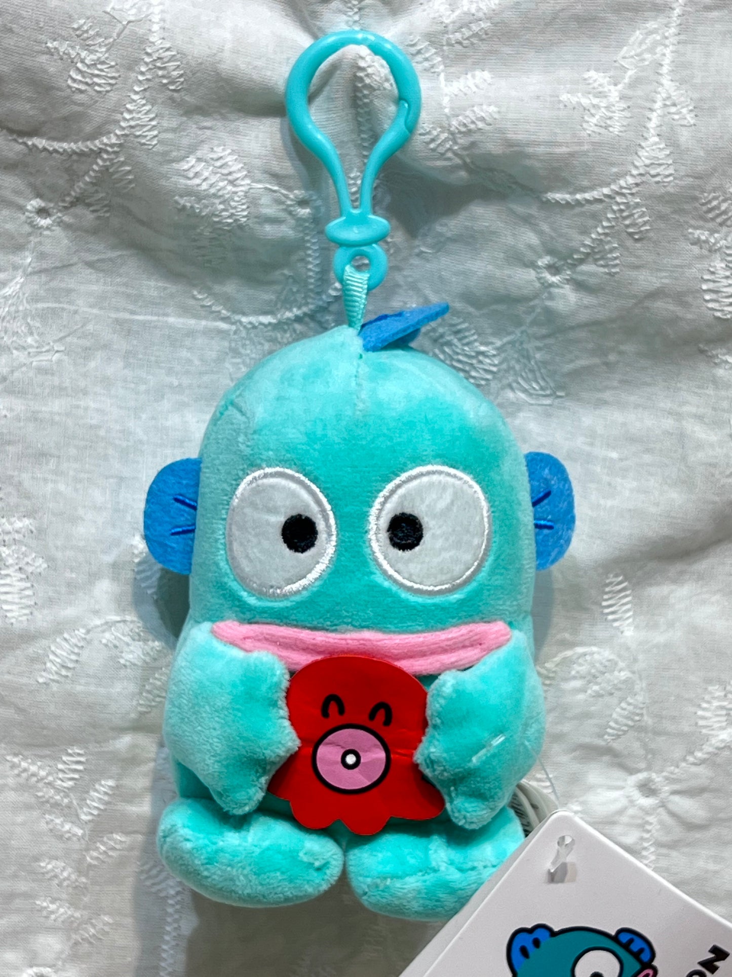 Sanrio Classic Standing Pose Hangyodon Plush Keychain