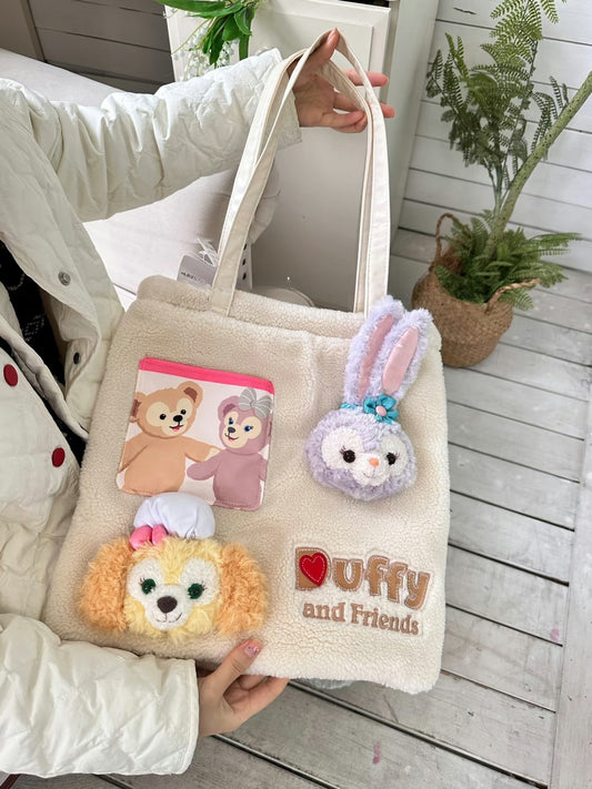 Shanghai Disneyland Plush Autumn/Winter Tote Bag