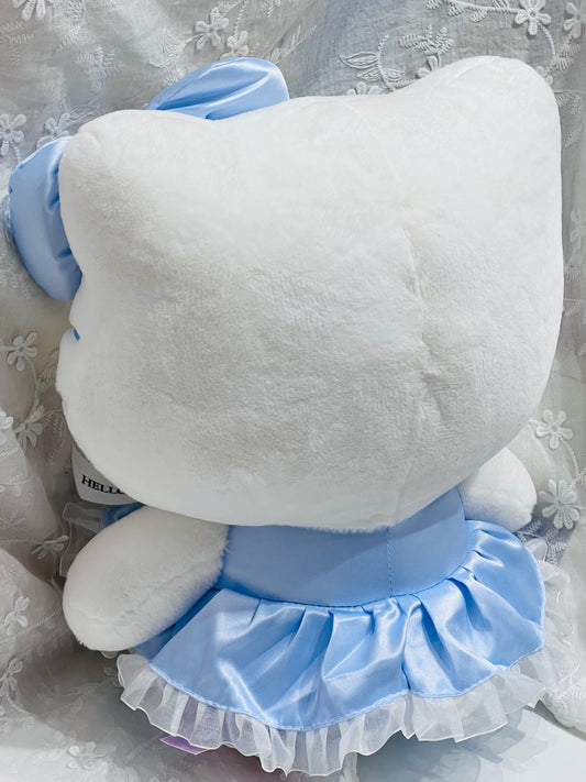 Sanrio Licensed Blue Silk Hello Kitty Plush