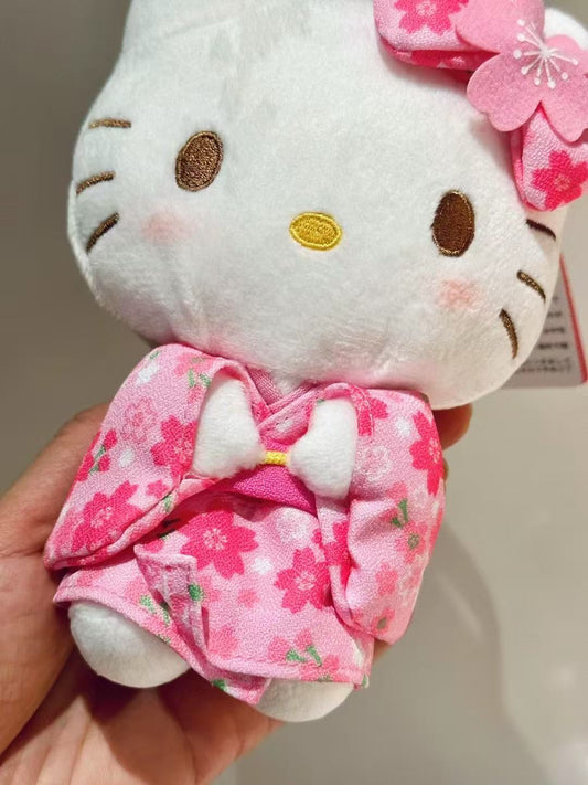 Plush Hello Kitty Sakura Kimono