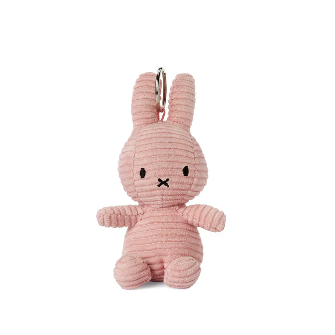 Miffy Keychain (ECO) Corduroy Pink 10cm