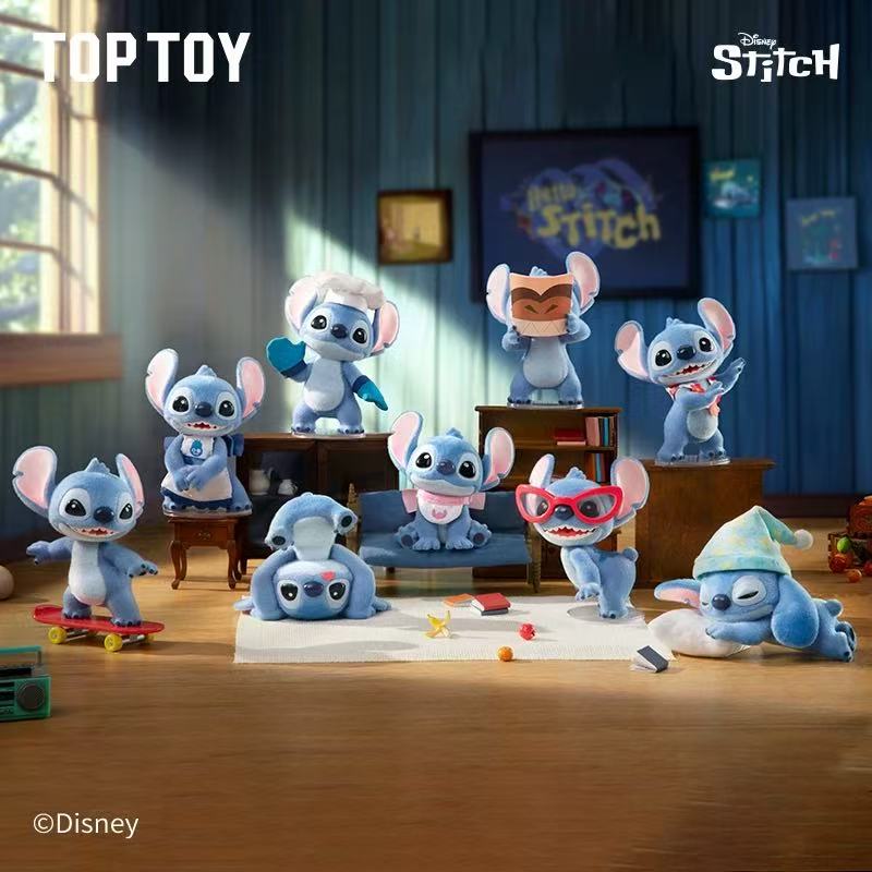 Stitch "Hello Stitch" Series Flocked Figure Blind Box