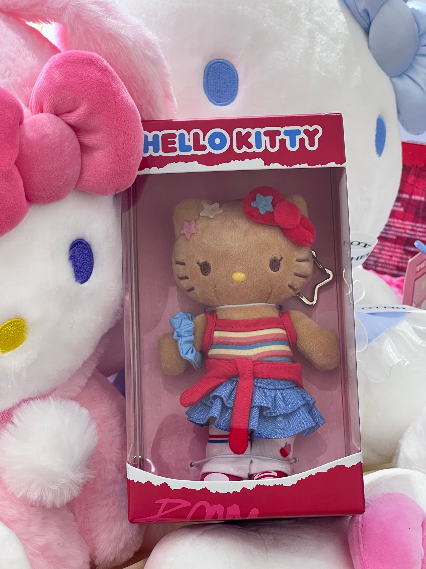 HELLO KITTY China Exclusive Design Plush Keychain