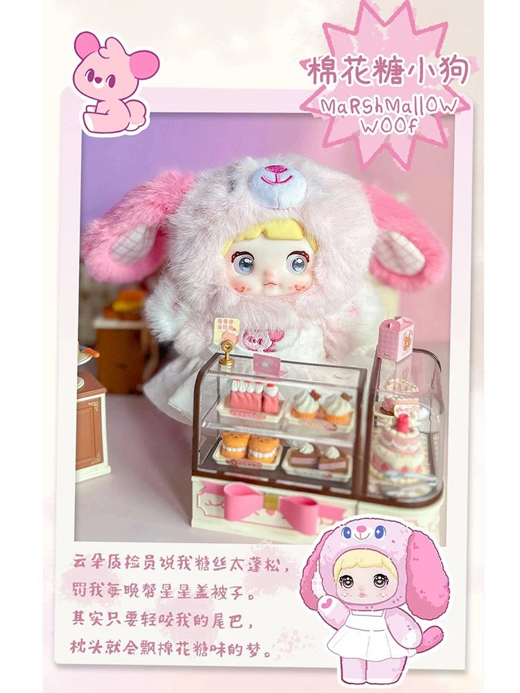 NOMMI Puppy Diary Series Soft Vinyl Plush Keychain