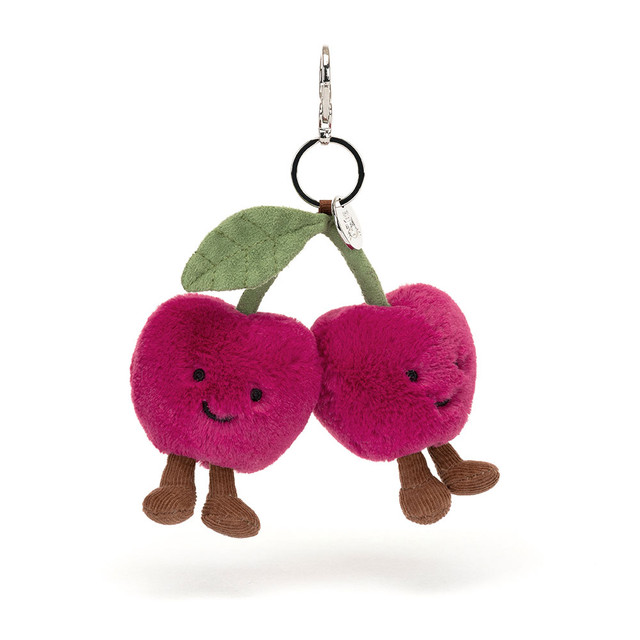Jellycat Amuseables Cherries Bag Charm 16cm