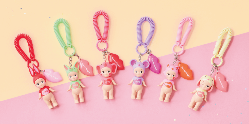 Sonny Angel Kiss Kiss Series Key Chain