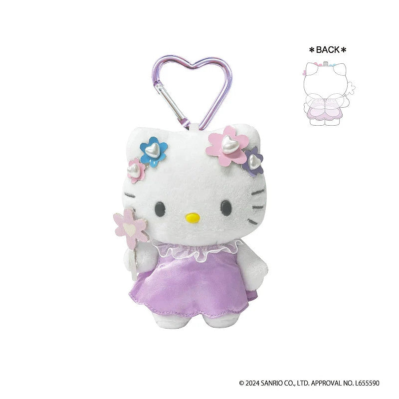 Plush Keychain Hello Kitty Fairy Flower