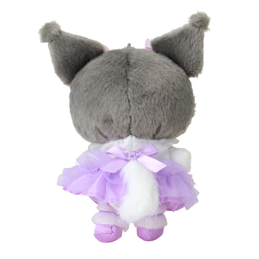 Plush Keychain Kuromi Sanrio White Cat Ballerina