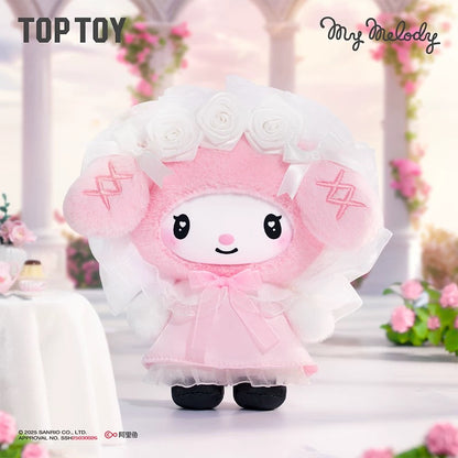 Sanrio Characters Angel Garden Series Soft Vinyl Plush Keychain