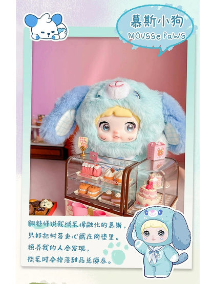 NOMMI Puppy Diary Series Soft Vinyl Plush Keychain