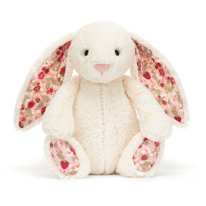 Jellycat Blossom Cream Bunny 'Berry' Original (Medium) 31cm