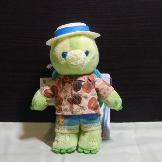Tokyo Disneyland Hawaiian OluMel Plush Keychain