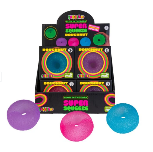 Super Squeeze Glow-in-the-dark Doughnut (Random Color)