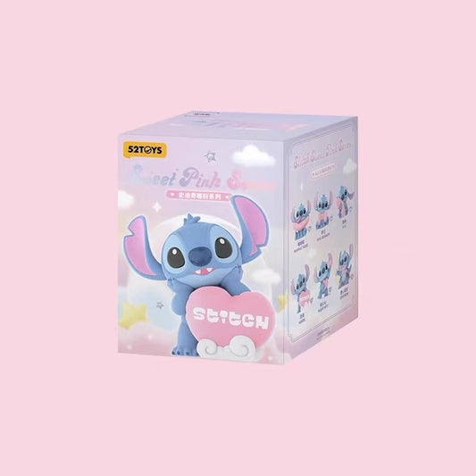 Stitch Sweet Pink Series Flocked Figure Blind Box