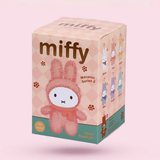 VIPO x Miffy Macaron Series Plush Keychain Blind Box