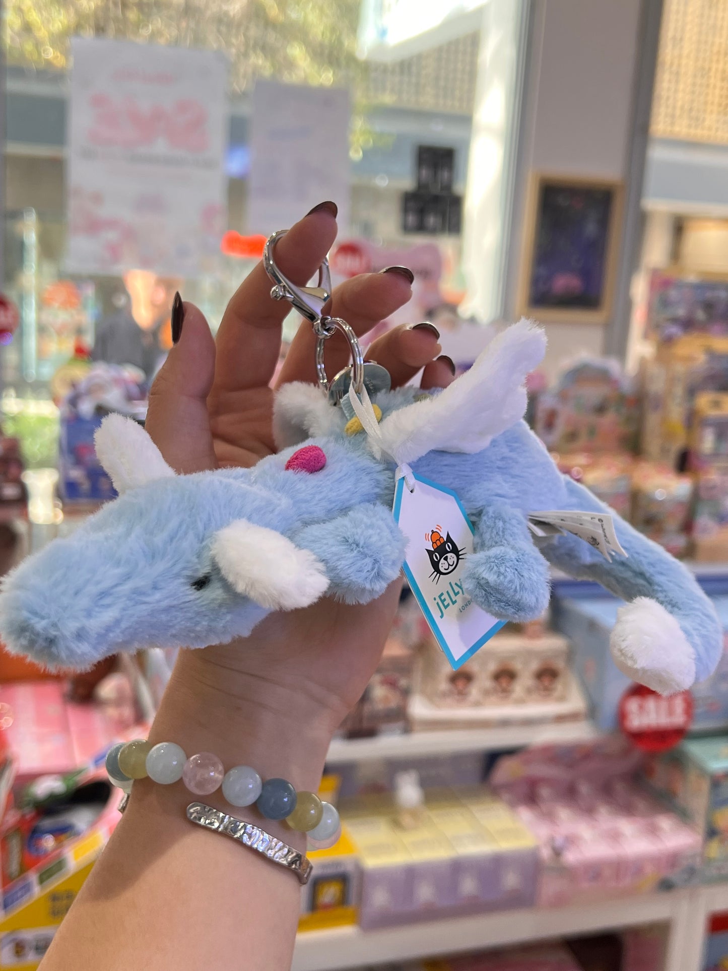 Jellycat Sky Dragon Bag Charm