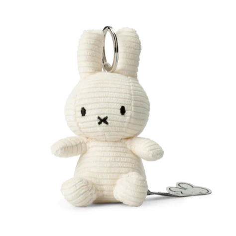 Miffy Keychain (ECO) Corduroy Offwhite 10cm
