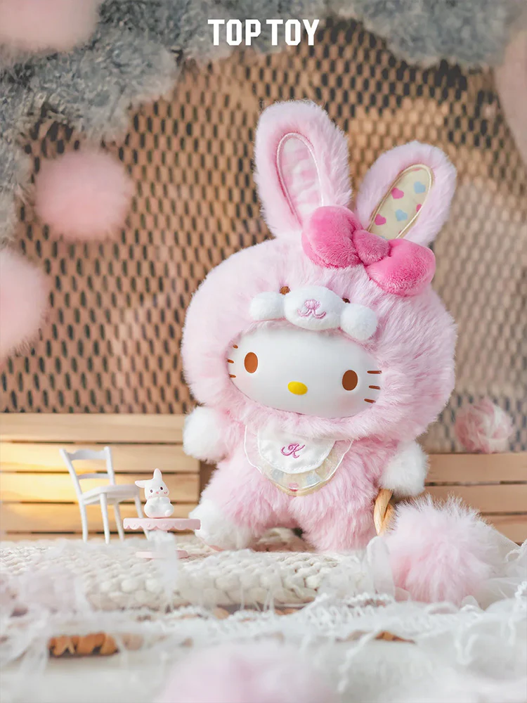 Sanrio Characters Elf Bunny Baby Series Plush Keychain Blind Box