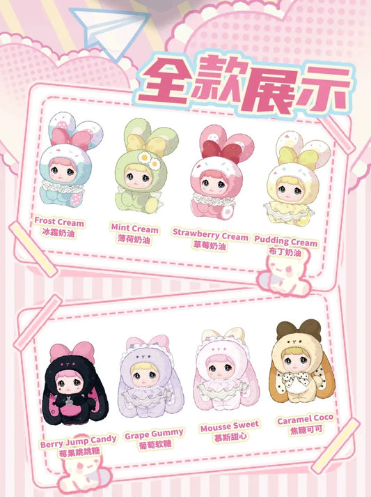 NOMMI Baby Sweetheart Bunny Plush Key Chain Blind Box