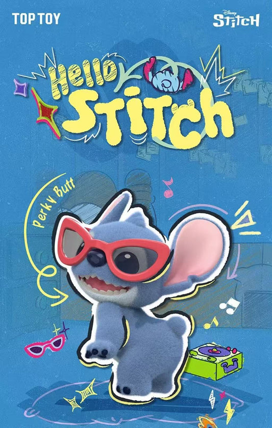 Stitch "Hello Stitch" Series Flocked Figure Blind Box