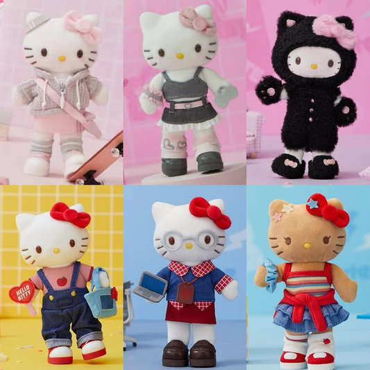 HELLO KITTY China Exclusive Design Plush Keychain