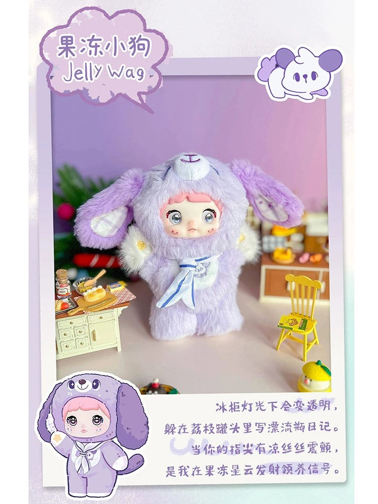 NOMMI Puppy Diary Series Soft Vinyl Plush Keychain