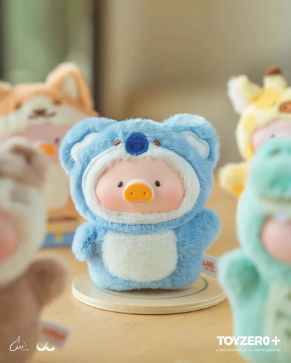 LuLu The Piggy Animal Party Forest Theater Series Finger Puppet Plush Keychain Blind Box
