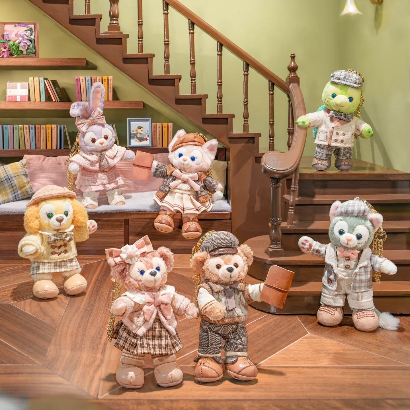 2025 Shanghai Disneyland Duffy and Friends Little Classroom Plush Keychain