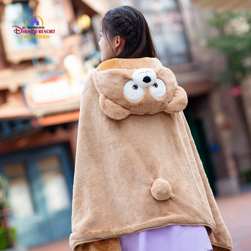 Shanghai Disneyland Portable Fleece Blanket