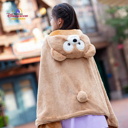 Shanghai Disneyland Portable Fleece Blanket