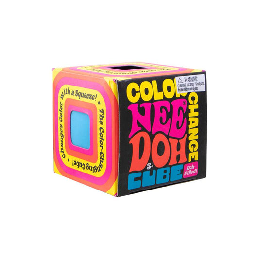 Schylling - Colour Change Cube Shape NeeDoh (Random)