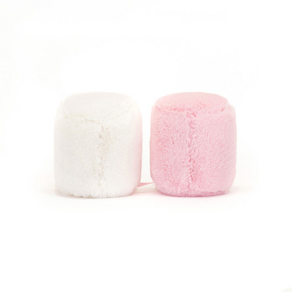 Jellycat Amuseable Pink and White Marshmallows 15cm